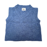 Puzzle Vest in Sky Blue