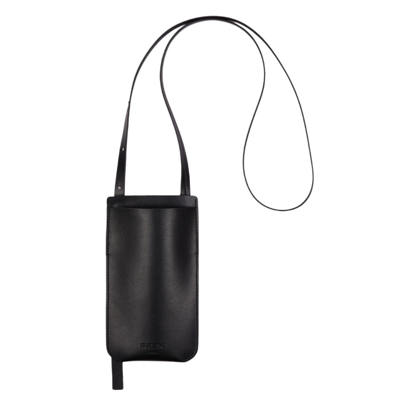 Elia Vegan Black Onyx Phone Bag by Been London