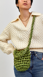 Hive Crossbody Bag in Spring Moss by Isla de Gar