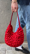 Oyster Handbag in Lipstick Red by Isla de Gar