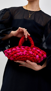 Nest Bag in Lipstick Red and Hot Pink by Isla de Gar