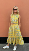 Rosa Skirt in Lemon Print by The Well Worn