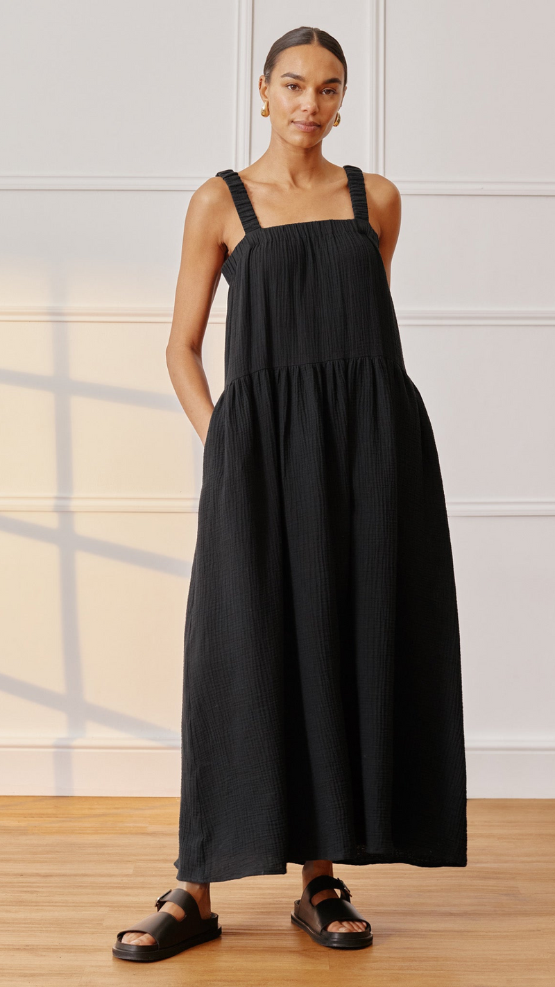 Cheesecloth Maxi Dress by Albaray