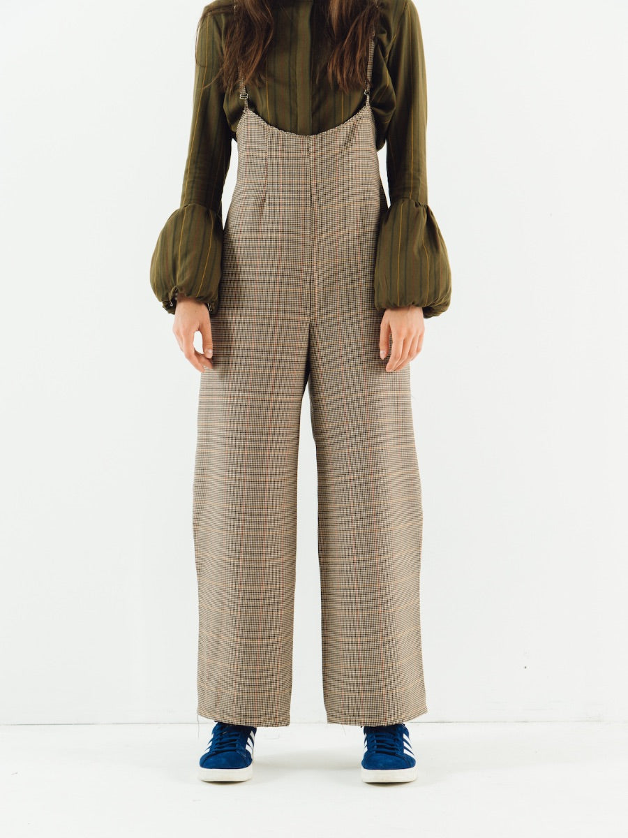 Fanfare Volume Cuff Top Dark Green Long Sleeved Stripe Top