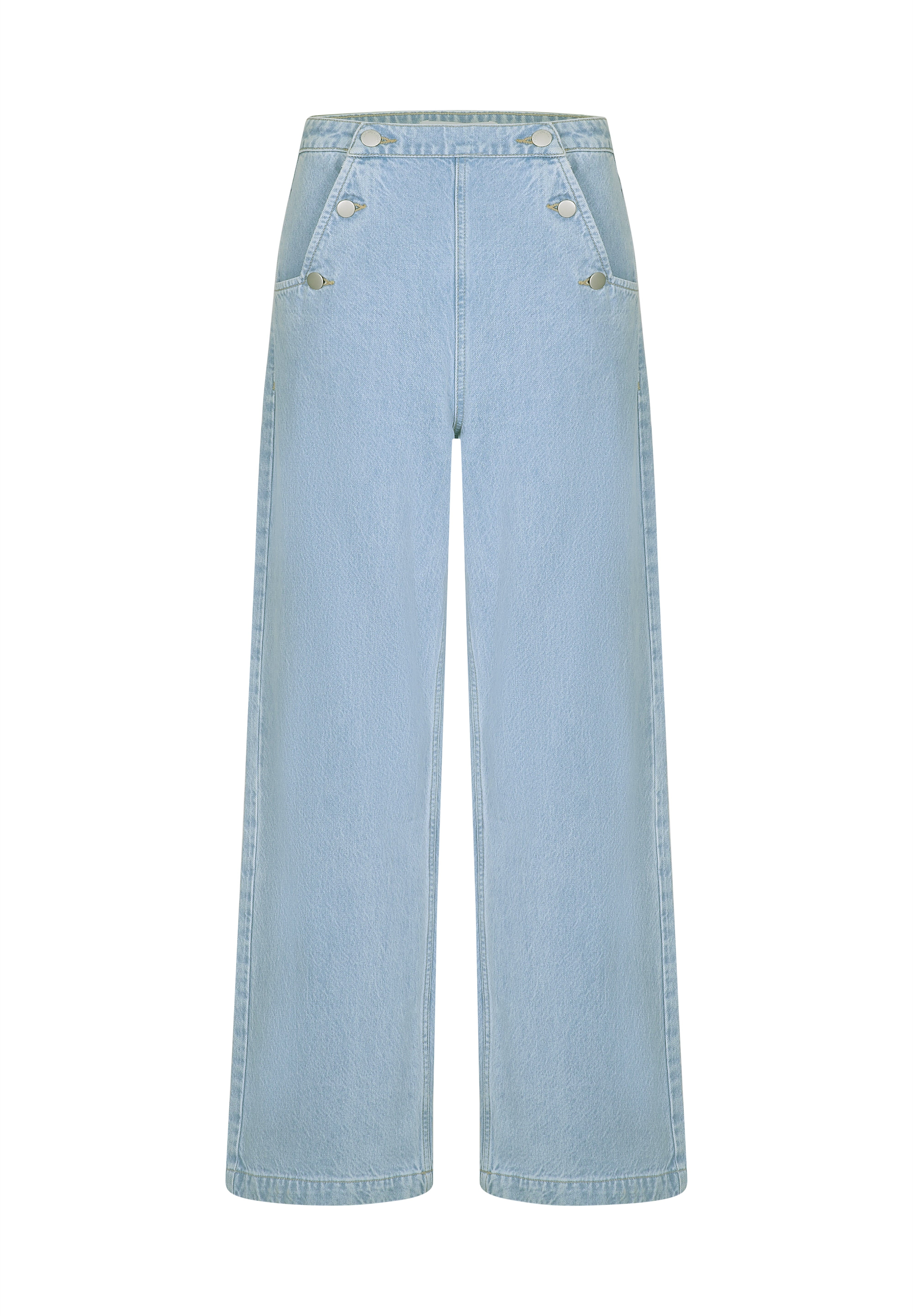 Margot High-Rise Flare Jean in Sunbleached - seventy + mochi