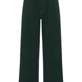 Nina Barrel Leg Jean in Dark Pine