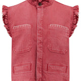 Pablo Wasitcoat In Vintage Red - seventy + mochi