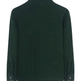 Pablo Quilted Denim Jacket in Dark Pine