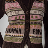 Fairisle Lambswool Waistcoat in Cocoa