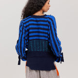 Walton Plus Jumper in Blue by Valentina Karellas