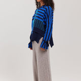 Walton Plus Jumper in Blue by Valentina Karellas