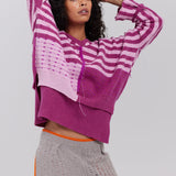 Walton Plus Jumper in Purple by Valentina Karellas