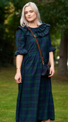 Heather Tartan Frill Dress by Minkie London