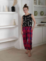 Check Jacquard Trousers by Wild Clouds
