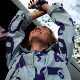 Organic Cotton Pyjama Shirt in Blue Things