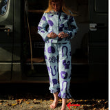 Organic Cotton Pyjama Bottoms in Blue Things