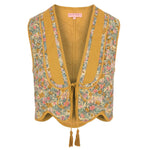 Stevie Quilted Waistcoat in Summer Meadow by House of Disgrace