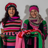 Fairisle Beanie in Bubblegum