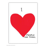 David Shrigley A6 Notebook I Love People