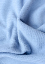 Merino Triangle Scarf in Blue by TBCo.