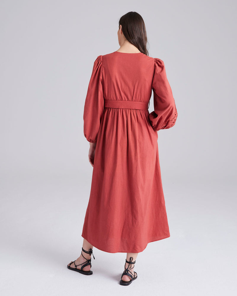 Carla Embroidered Dress by Cape Cove
