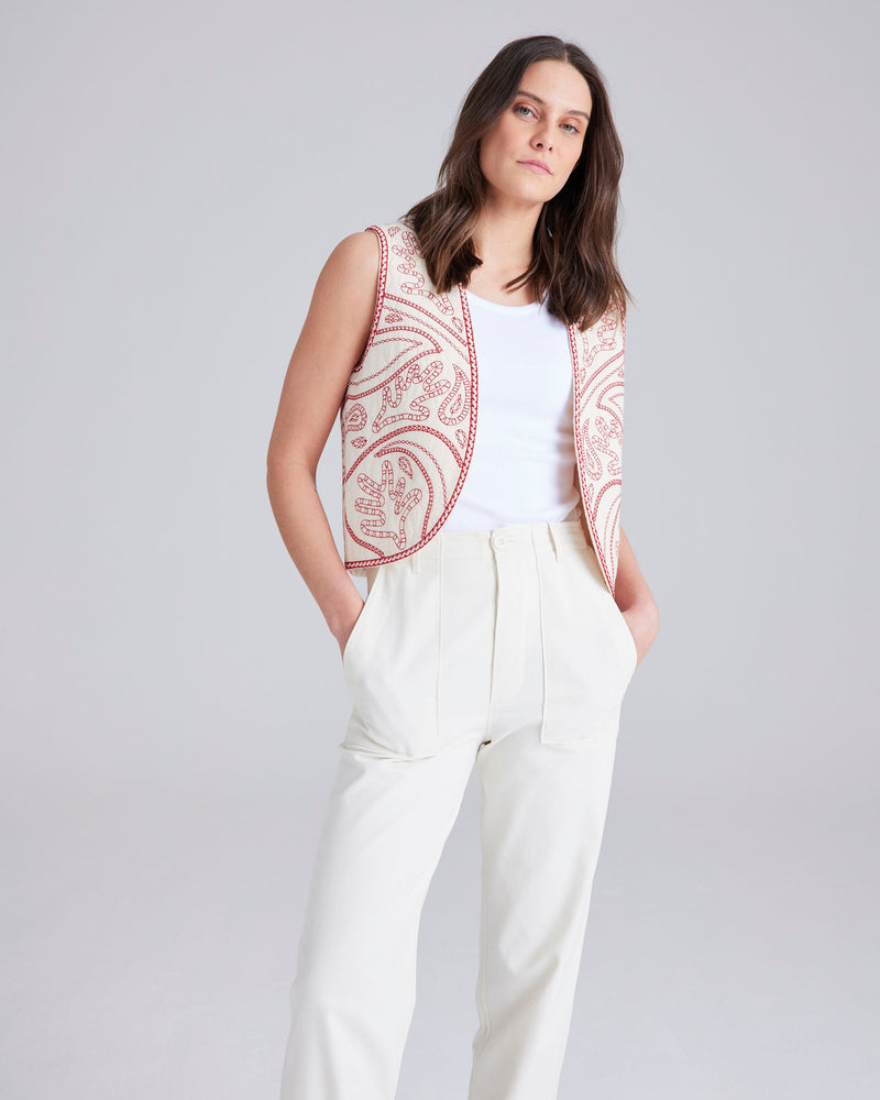 Embroidered Waistcoat by Cape Cove