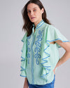 Flora Ruffle Blouse by Cape Cove