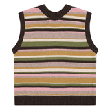 Fairisle Lambswool Waistcoat in Cocoa