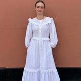 White Broderie Aubrielle Shirtdress