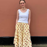 Romana Skirt Strawberry Stripe