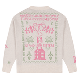 Cross Stitch Jumper in Ecru Jumper Black & Beech