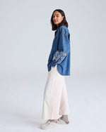 Bramble Denim Boyfriend Shirt by Cape Cove