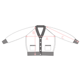 Do No Harm Take No Shit Lambswool Cardigan in Cocoa & Calamine