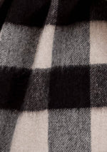 Lambswool Scarf in Brown Gingham by TBCo.