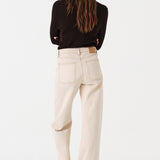 Eden Wide Leg Jean in Pebble