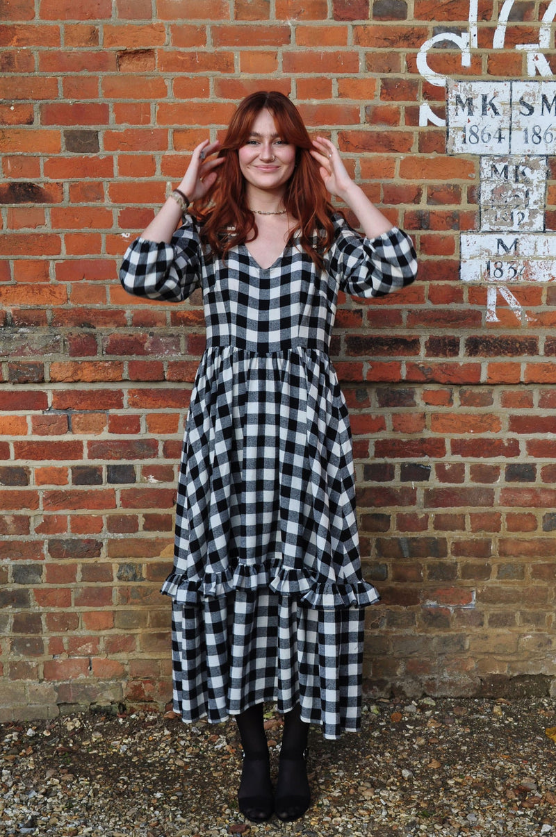 The Winter Gingham Felicity Dress by The Well Worn