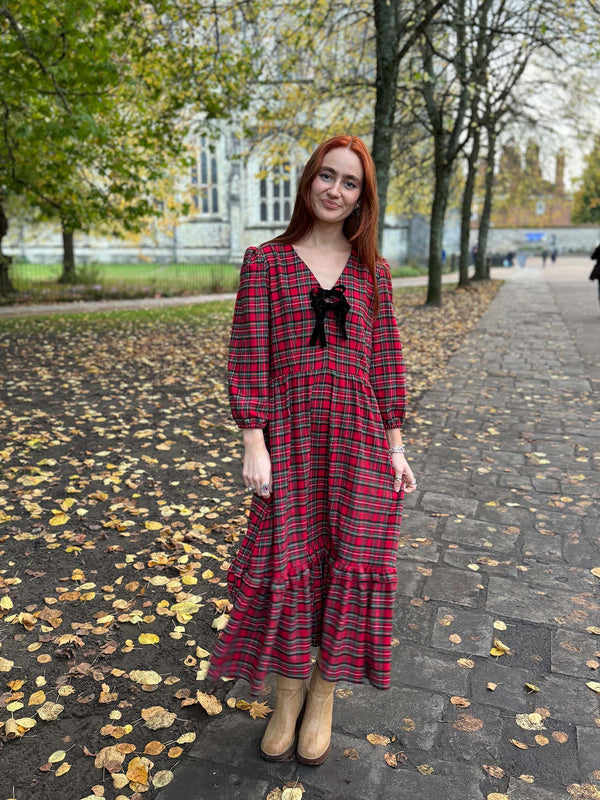 The Juniper Tartan Dress by The Well Worn