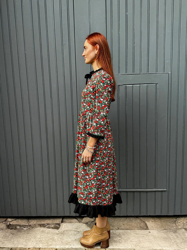 The Dahlia Floral Dress by The Well Worn