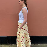 Romana Skirt Strawberry Stripe