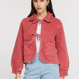 Heidi Jacket In Vintage Red - seventy + mochi