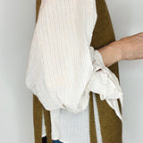 Luci Tie Side Tabard in Khaki Marl