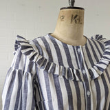 Stripe Linen Aubrielle Shirtdress