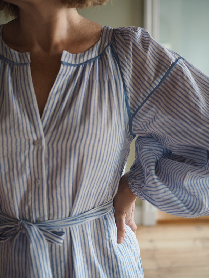 Joni Stripe Kaftan Dress by Dilli Grey
