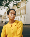 Claudine Linen Blouse in Marigold by Ma + Lin