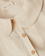 Linen Blouse in Natural by Ma+ Lin