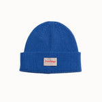 Cashmere Beanie in Blue by Porridge Knitwear