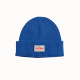 Cashmere Beanie in Blue by Porridge Knitwear