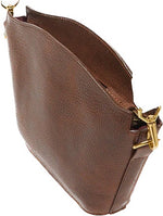 Mini Squiggle Leather Shoulder Strap in Chalk White by LPOL