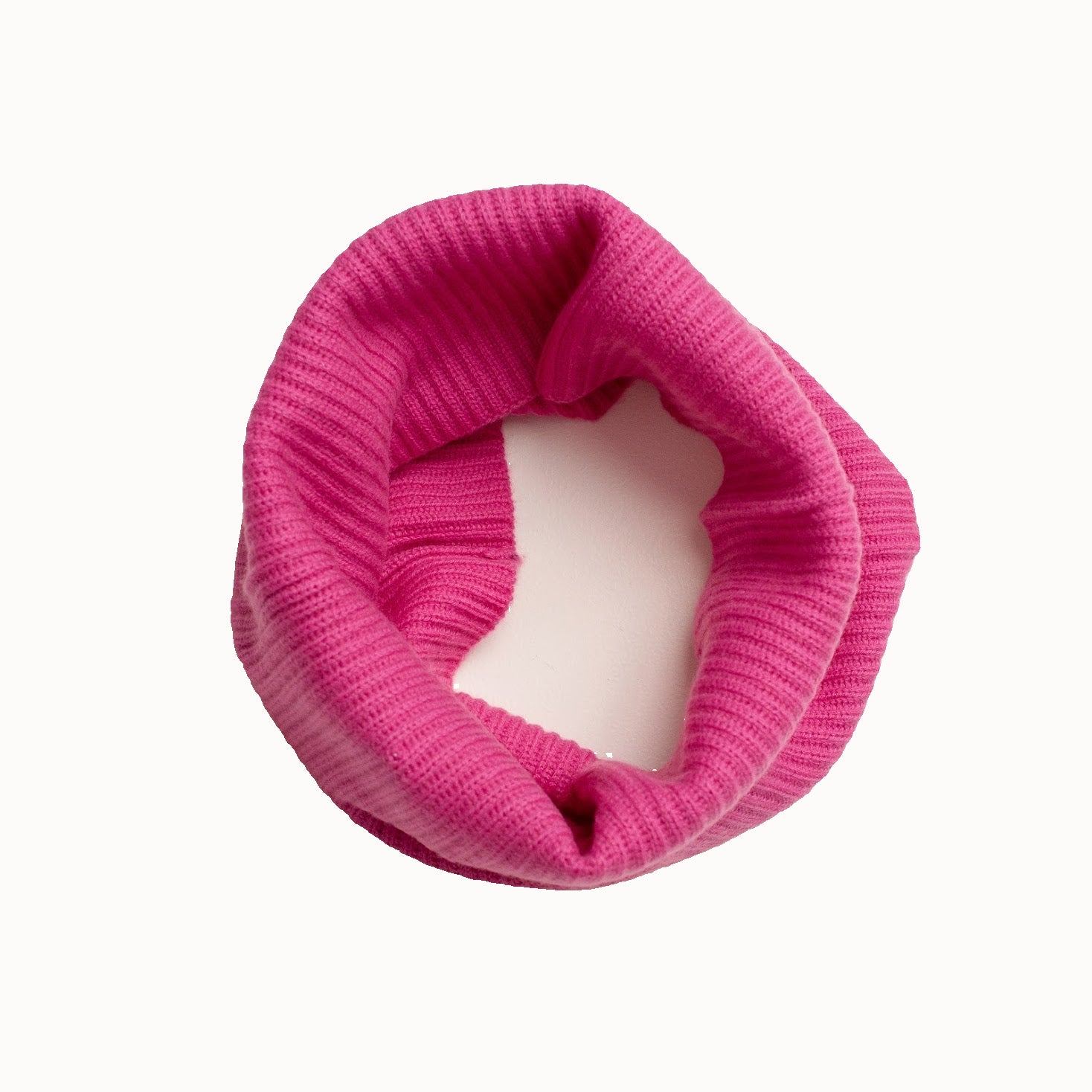Cashmere Snood in Pink by Porridge Knitwear