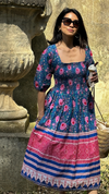 Lizzie Dress In Farah Print by Dilli Grey